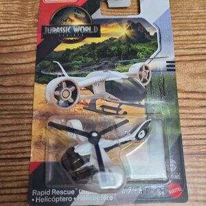 Rapid Rescue Helicopter Jurrasic World ReBirth Matchbox (NEW)